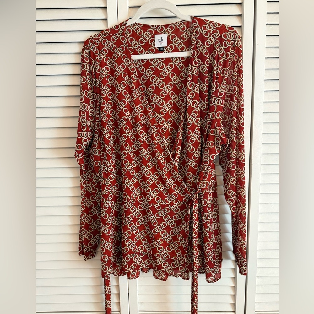 CAbi XXL Ringleader blouse